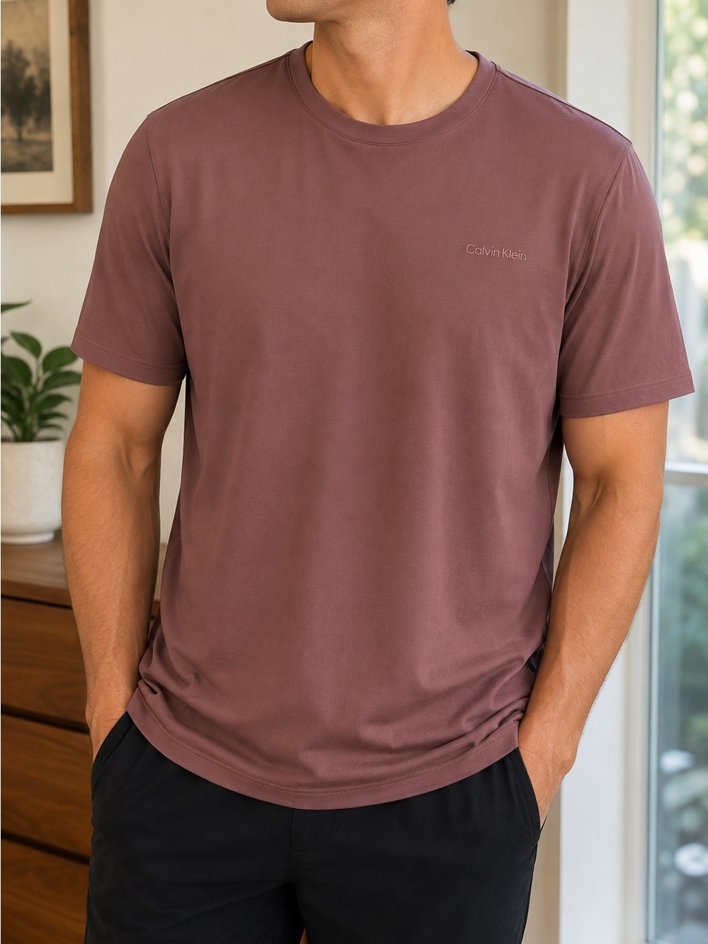 Calvin Klein Men’s Tech Piqué Quick Dry Performance T-Shirt 2XL